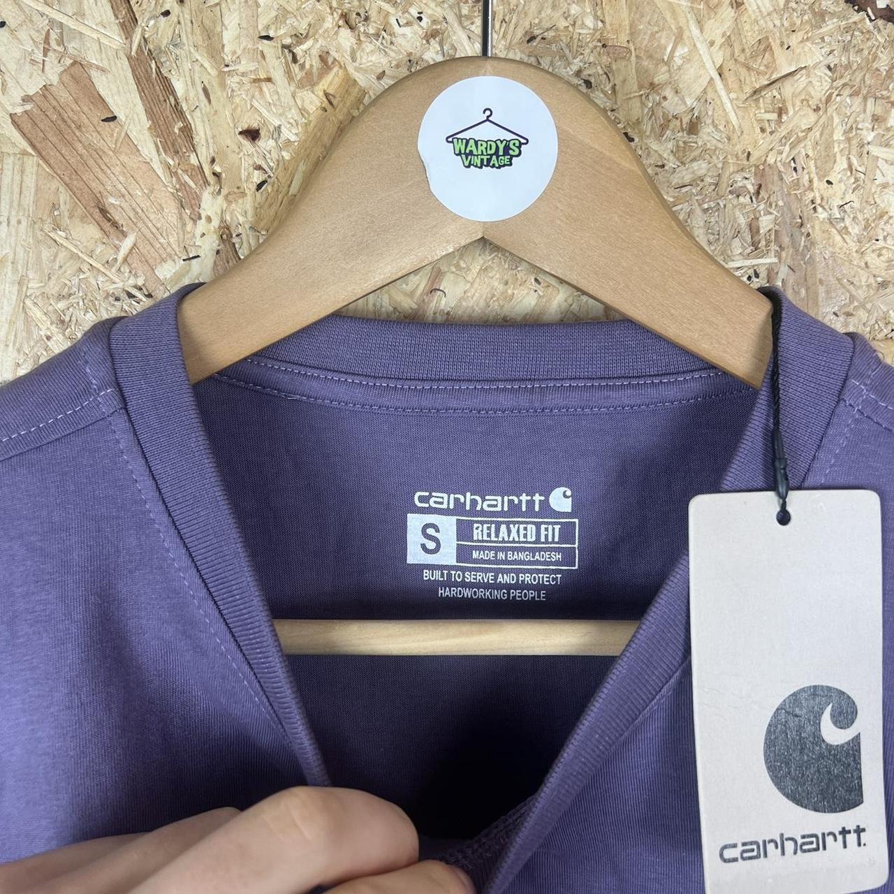 Carhartt purple big logo t shirt S-2XL available