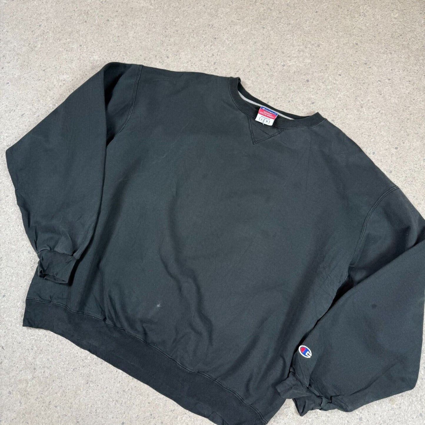 Champion Boxy Sweatshirt Large Black