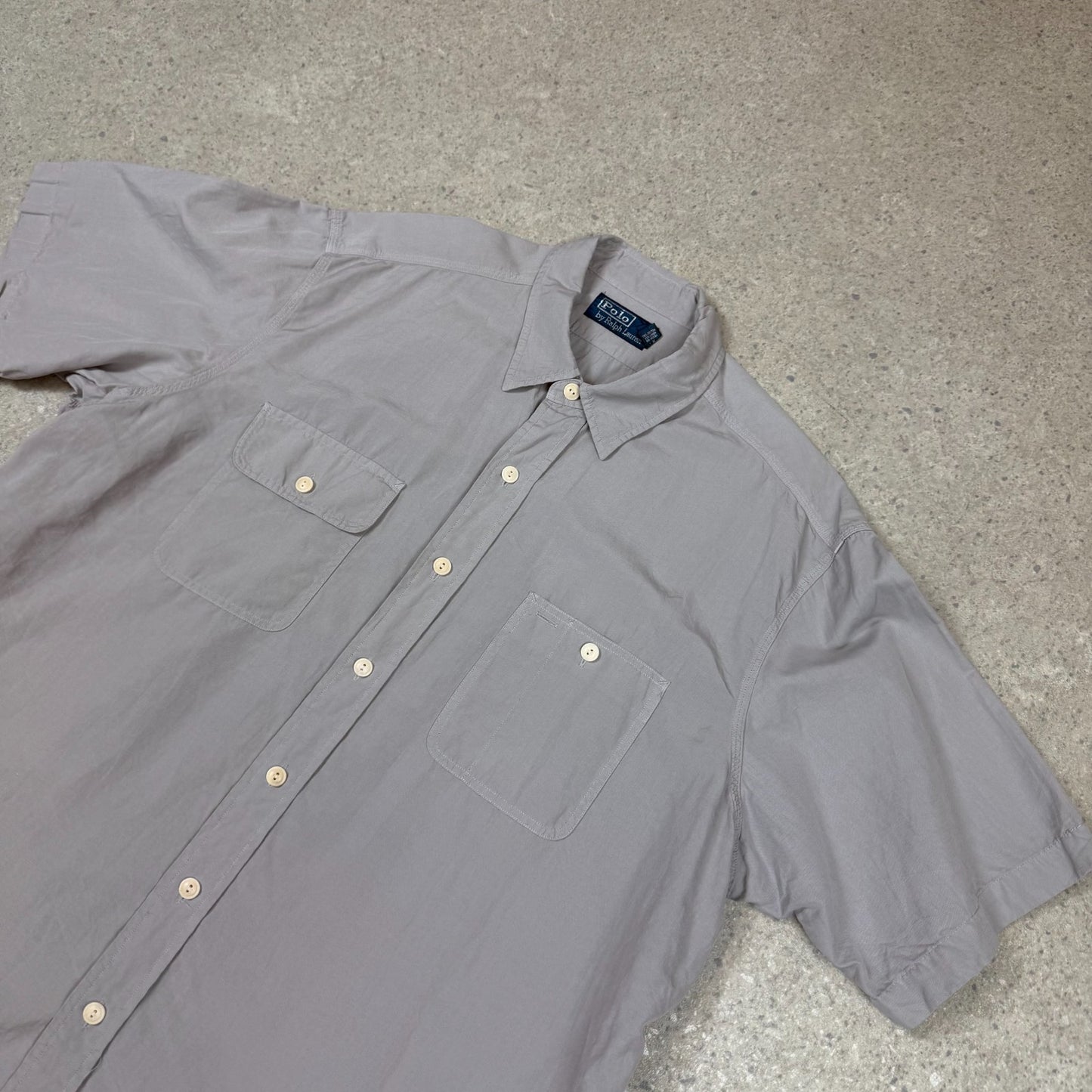 Ralph Lauren Shirt XL Grey Colourway Short Sleeve