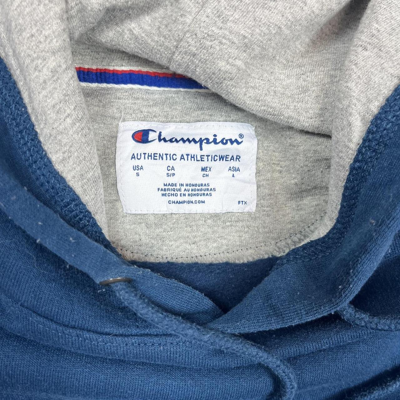Champion blue hoodie S