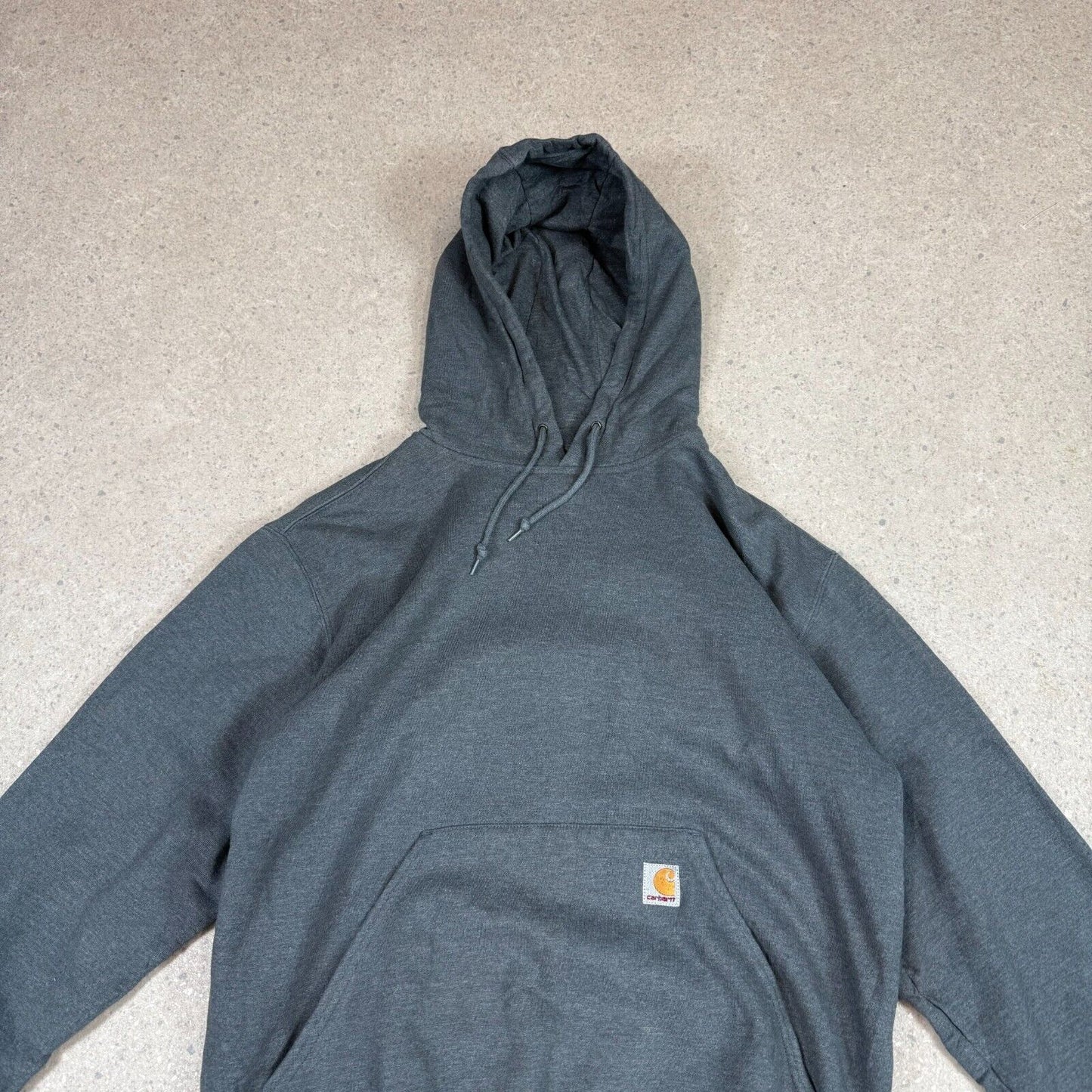 Carhartt Hoodie Grey Large Vintage