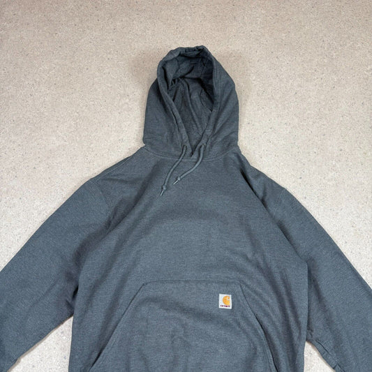 Carhartt Hoodie Grey Large Vintage