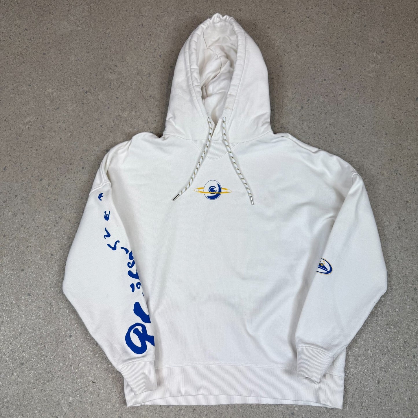 Quicksilver Hoodie XS Cream Colourway Hooded Boxy Fit
