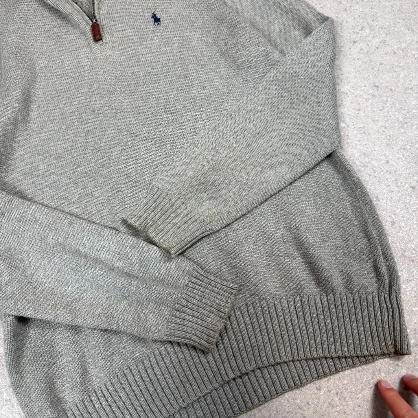 North Face Fleece 1/4 Zip Small Womens Khaki Colourway