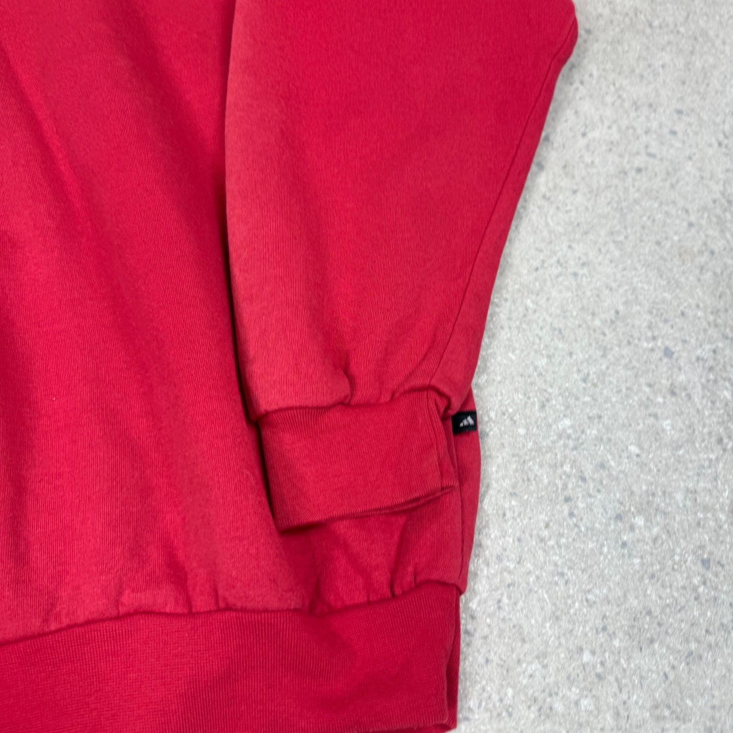 Adidas Sweatshirt XL Red Colourway Embroidered Logo 90s