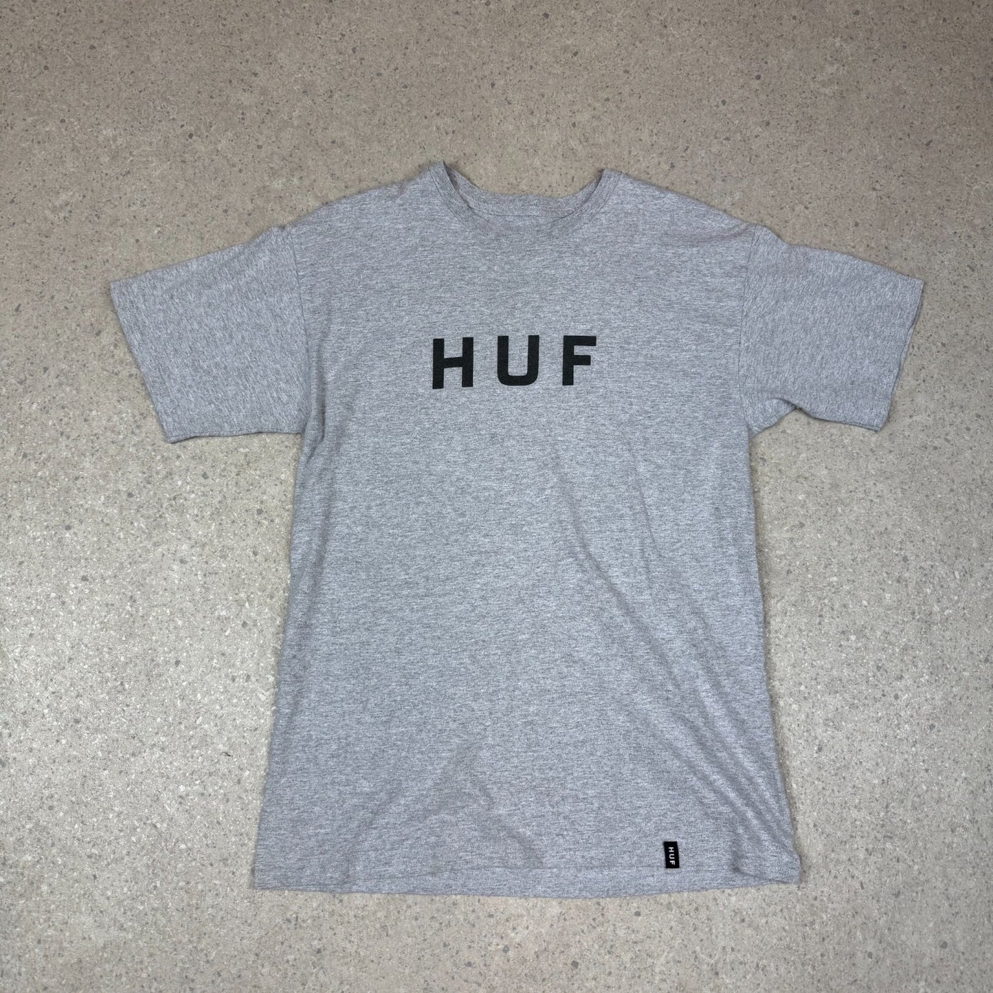 Huf T Shirt Medium Grey Colourway Short Sleeve