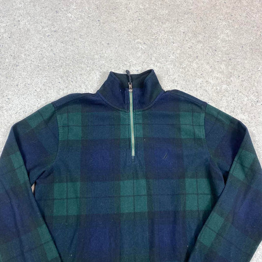 Nautica check pattern fleece medium