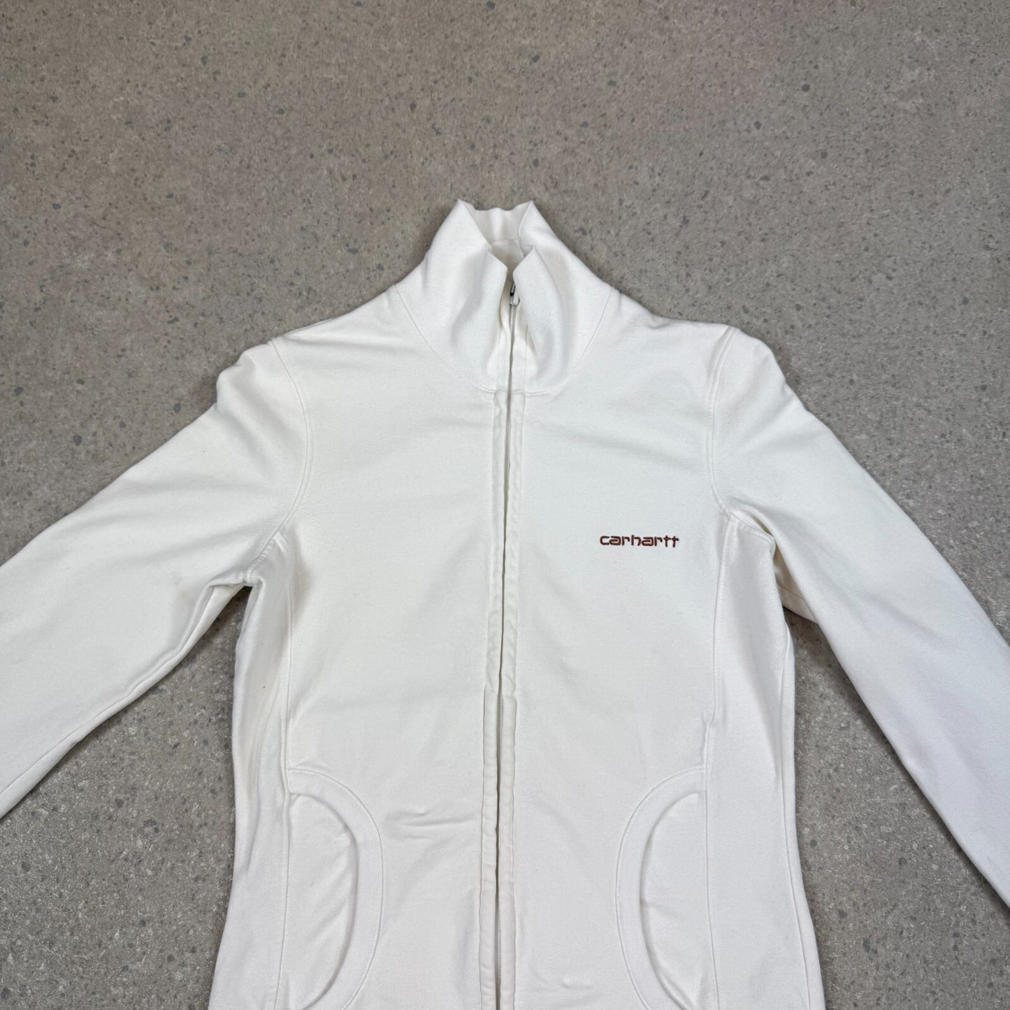 Carhartt Zip Up Women’s XS White Colourway Embroidered Logo