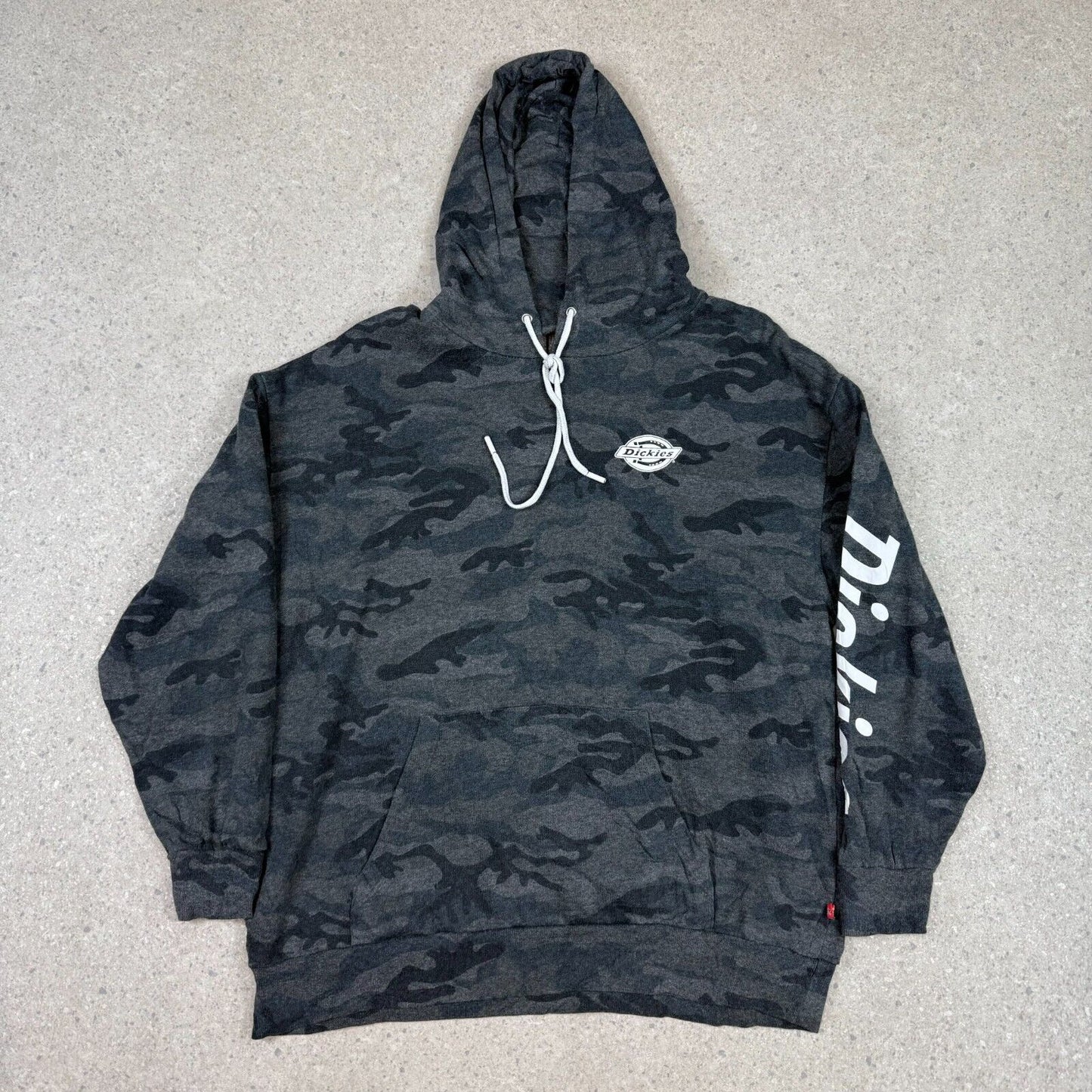 Dickies Camo Hoodie Large Grey