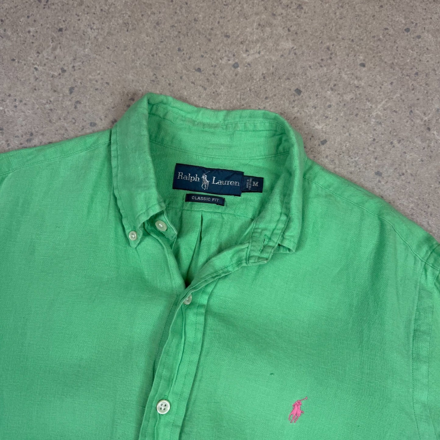 Ralph Lauren Short Sleeve Shirt Medium Green Colourway