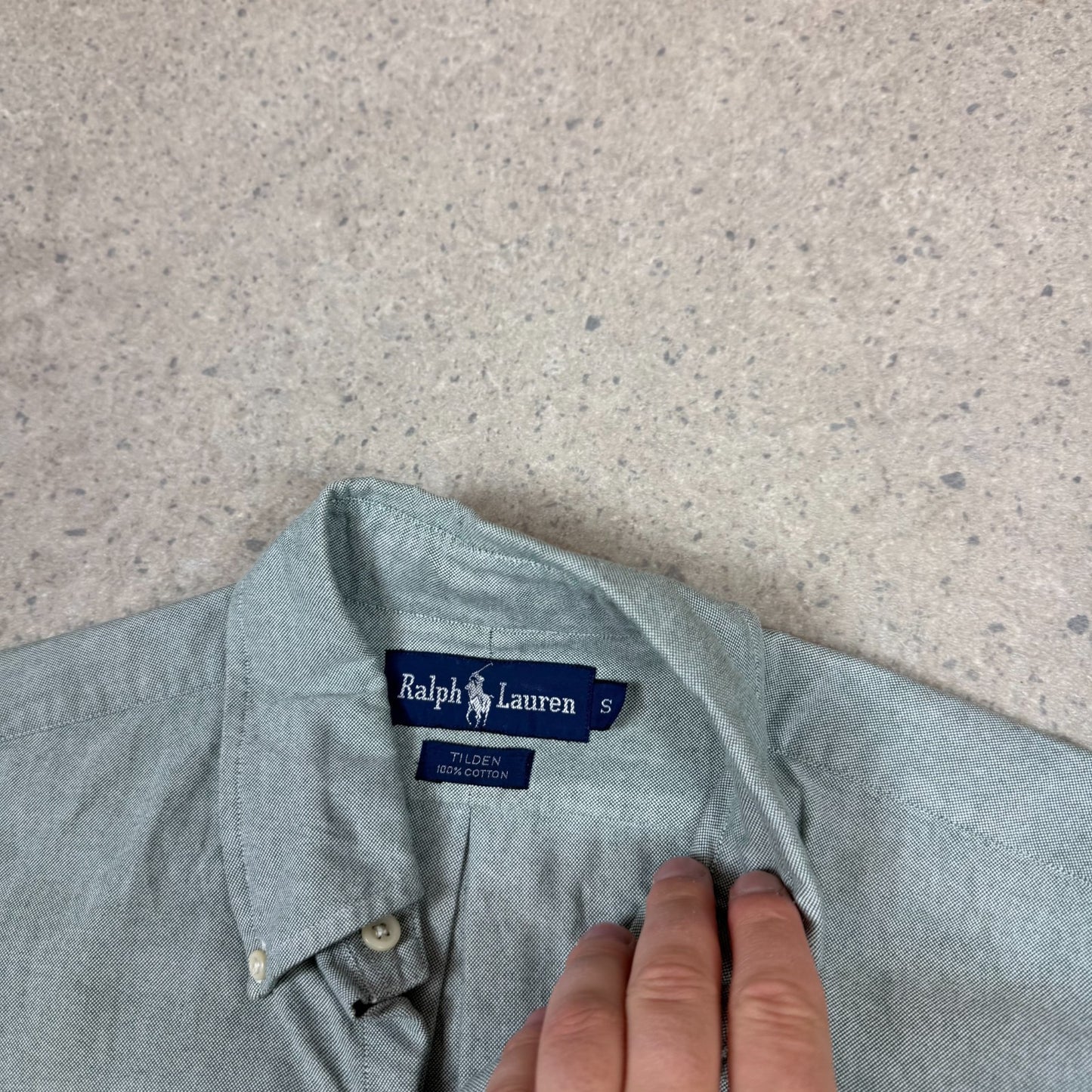 Ralph Lauren Shirt Small Short Sleeve Green Colourway