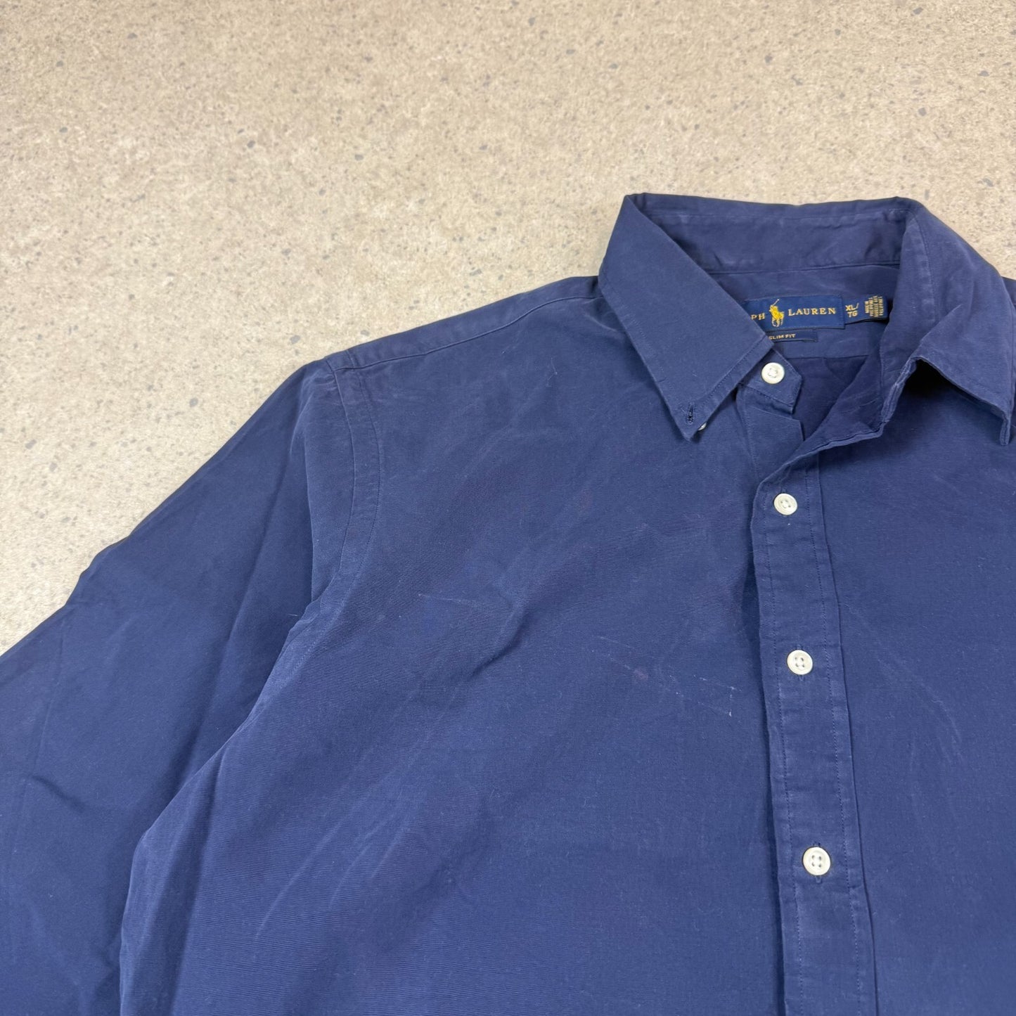 Ralph Lauren Shirt XL Navy Long Sleeve Shirt