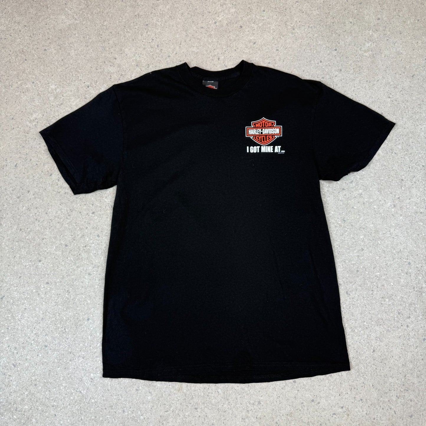 Harley Davidson T Shirt Large Black Colourway Marysville USA