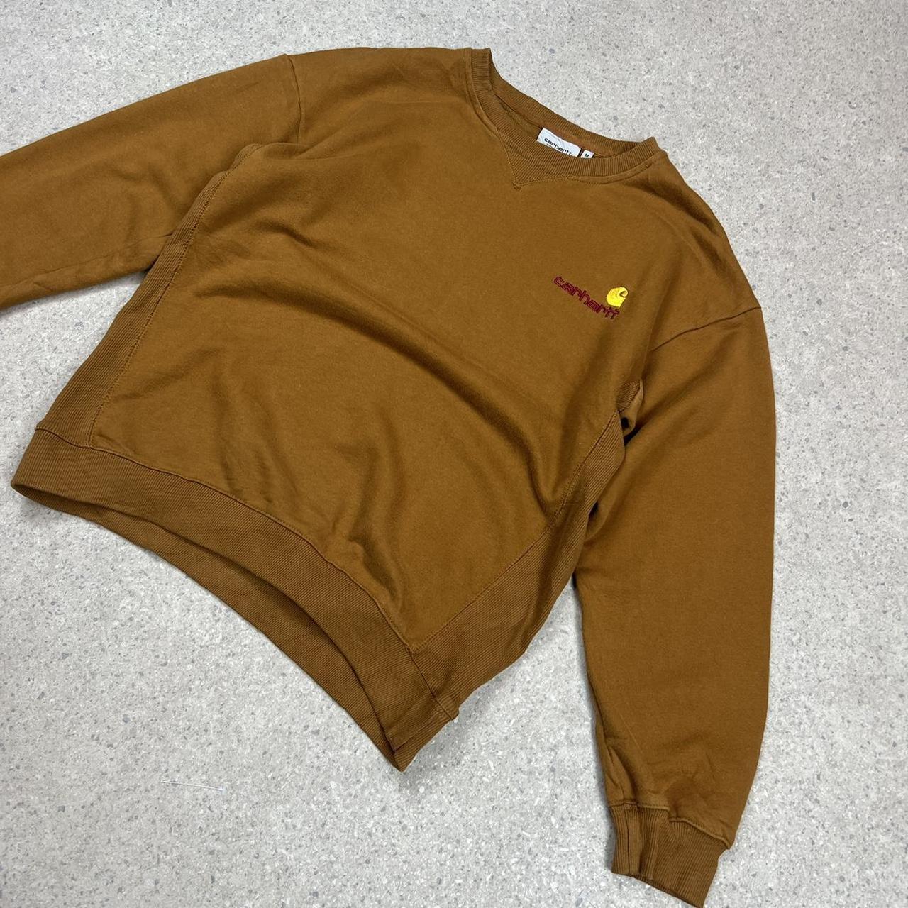 Carhartt tan sweatshirt small