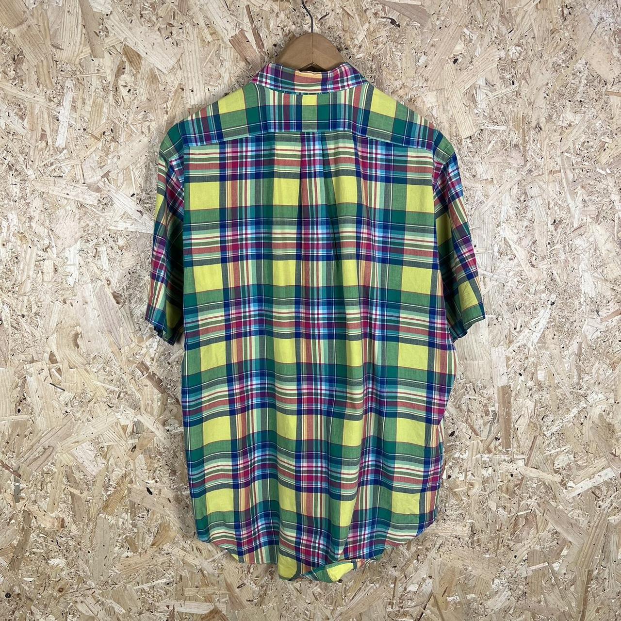 Ralph Lauren check short sleeve shirt large