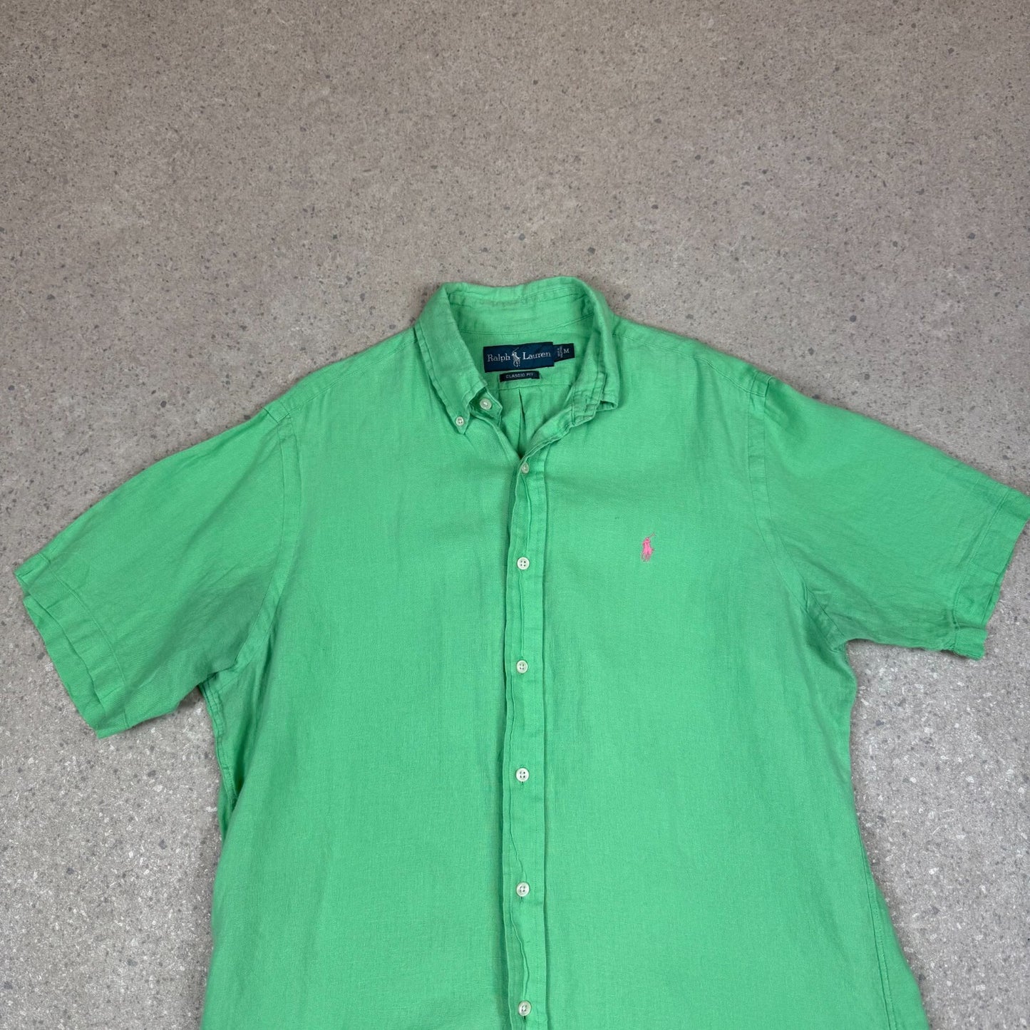Ralph Lauren Short Sleeve Shirt Medium Green Colourway