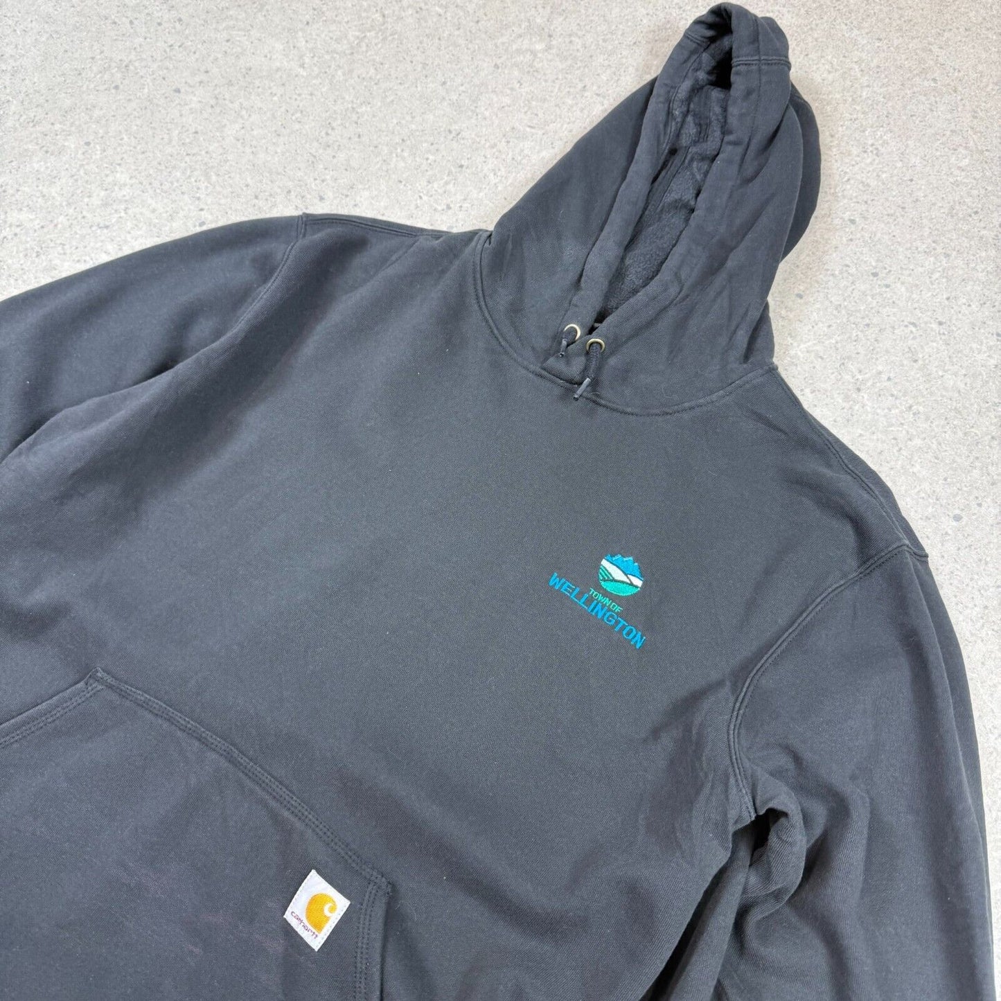 Carhartt Hoodie Large Loose Fit Black