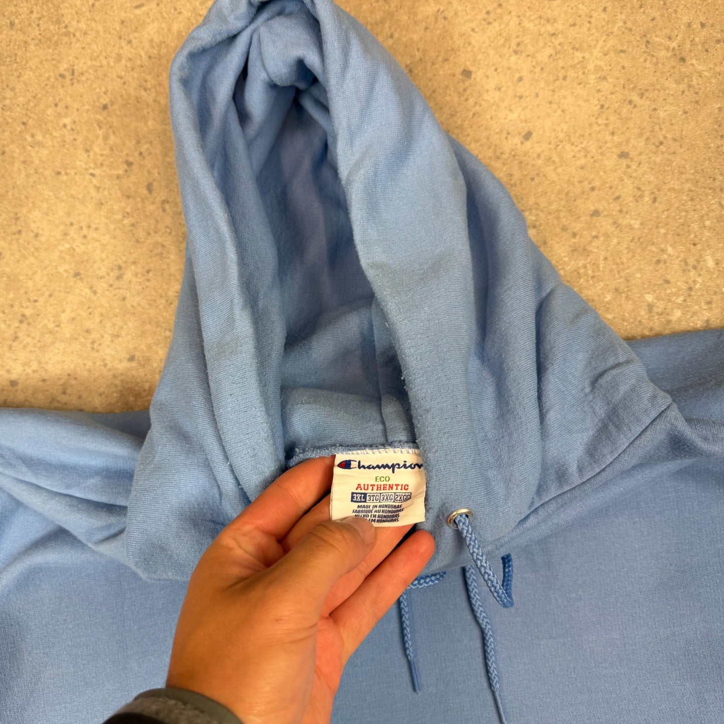 Champion Hoodie 3XL Baby Blue Colourway Hooded