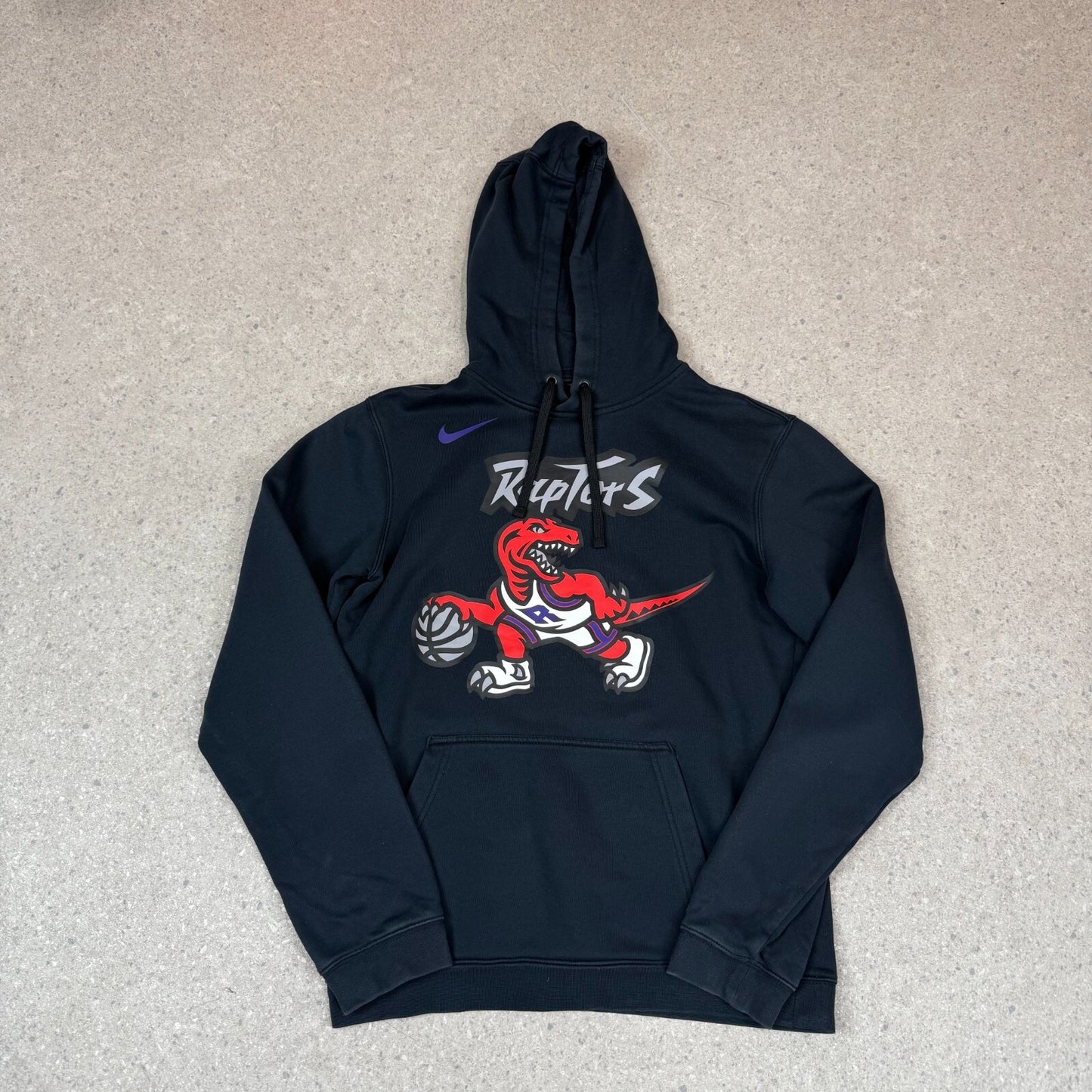 Nike Raptors NBA Hoodie Small Black Colourway Hooded Pocket