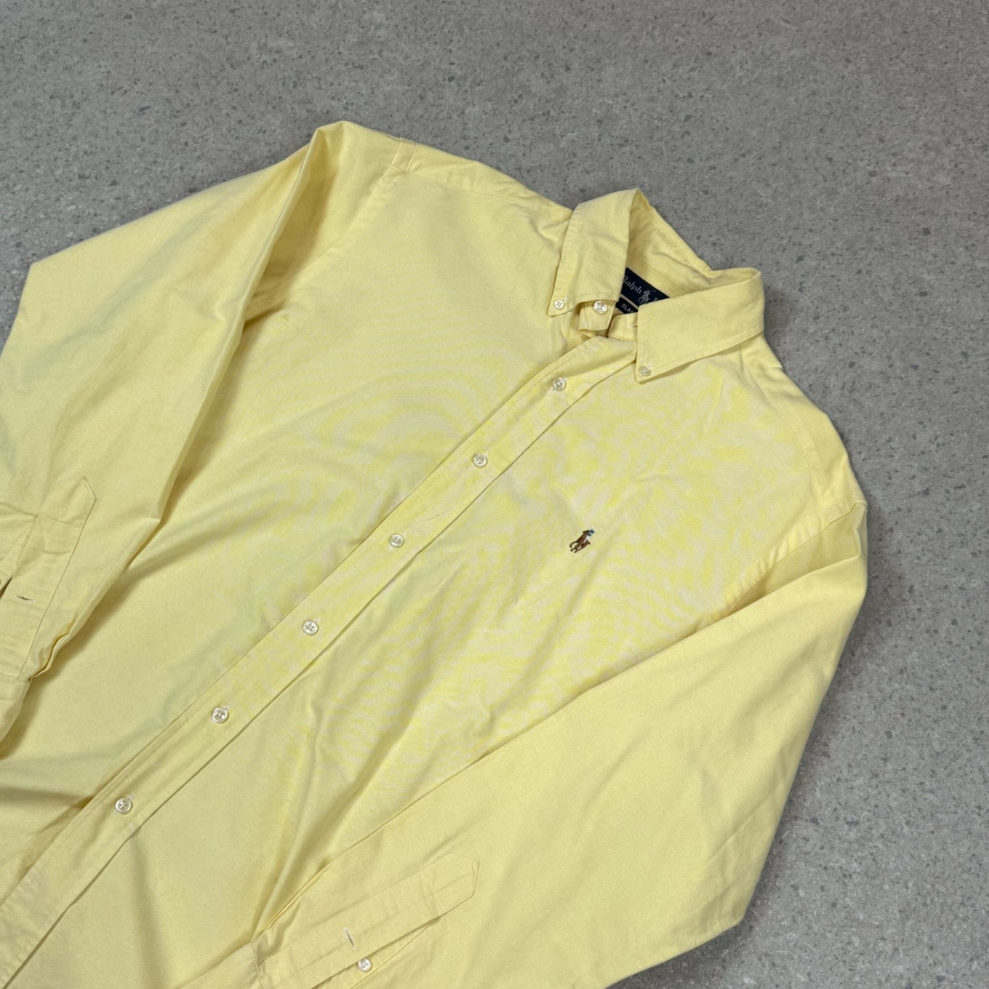 Ralph Lauren Shirt Medium Yellow Colourway Embroidered Logo