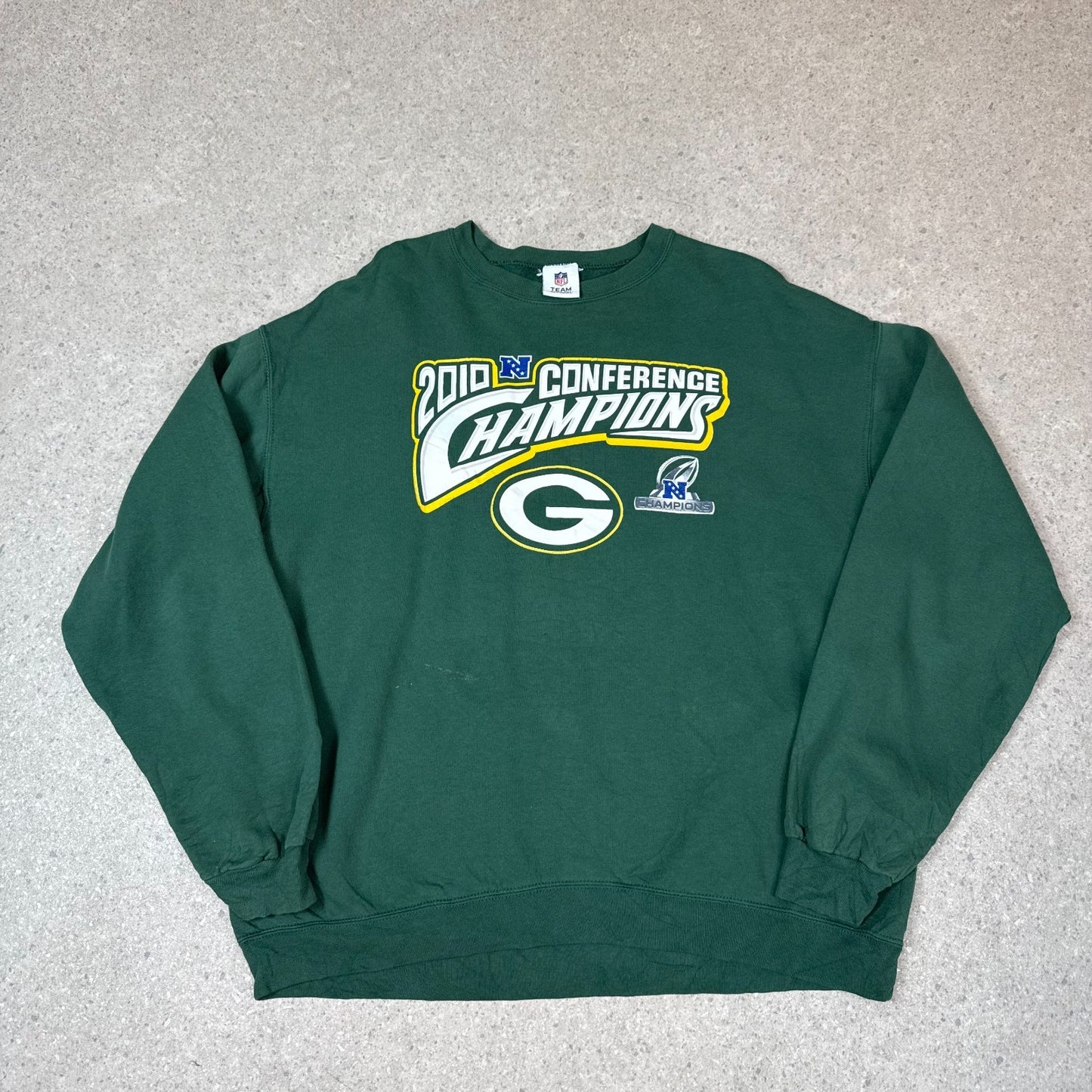 Green Bay Packers Sweatshirt XL NFL 2010 Conference Champions