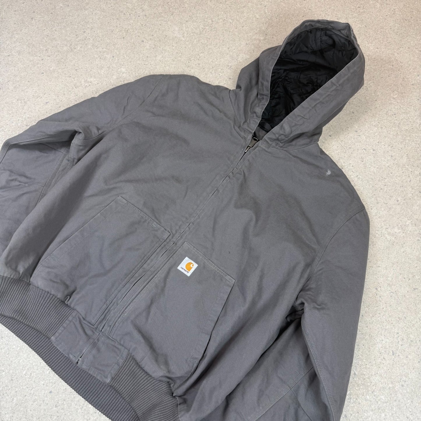 Carhartt Active Jacket XL Loose Fit Grey Colourway Hooded