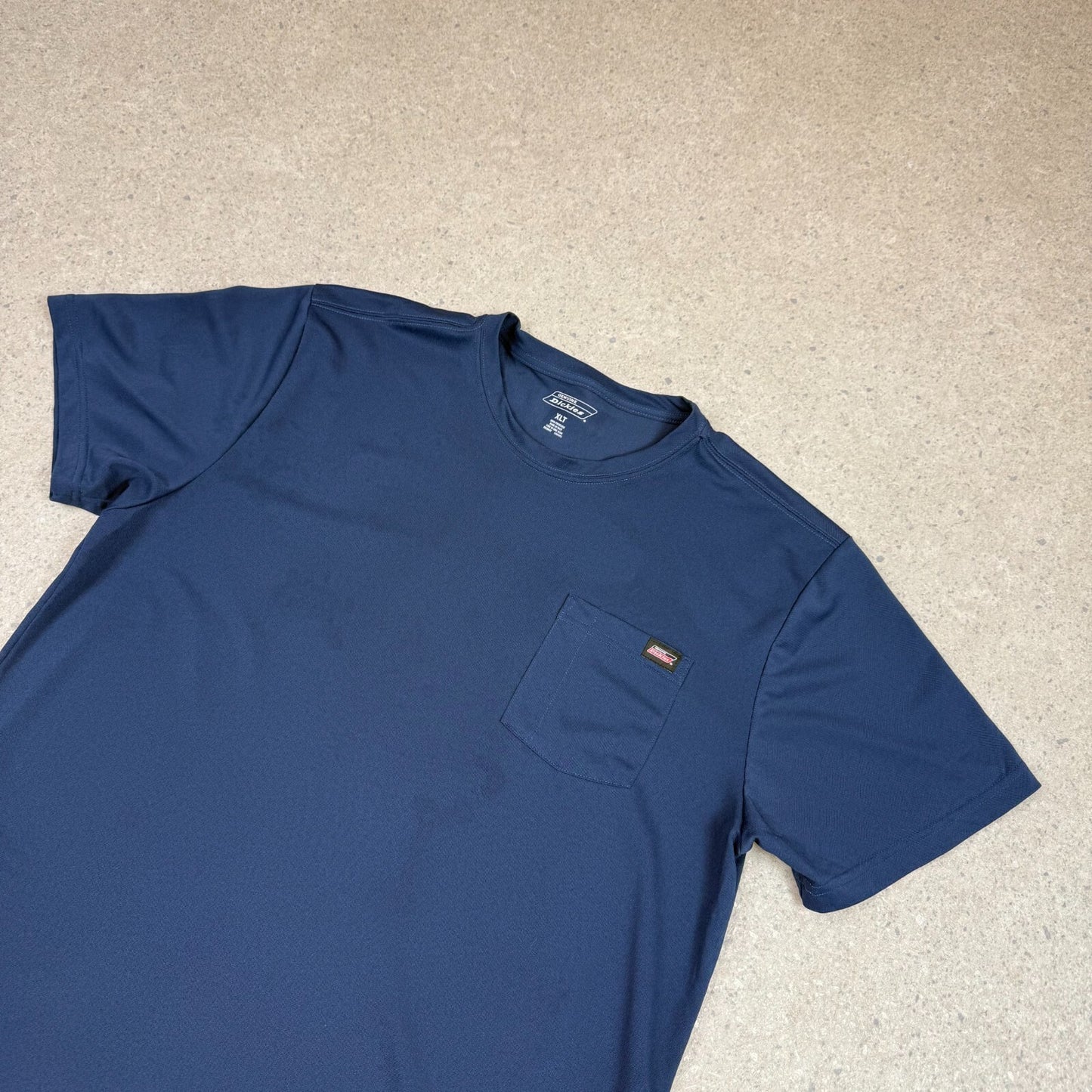 Dickies T Shirt XL Tall Navy Lightweight