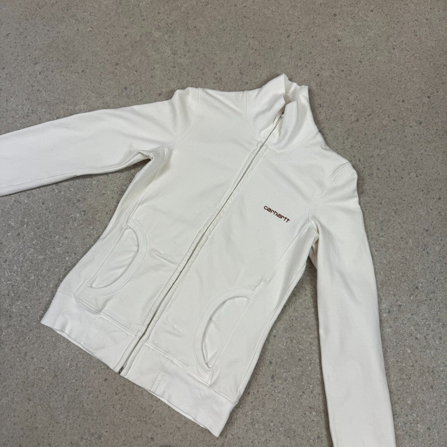 Carhartt Zip Up Women’s XS White Colourway Embroidered Logo
