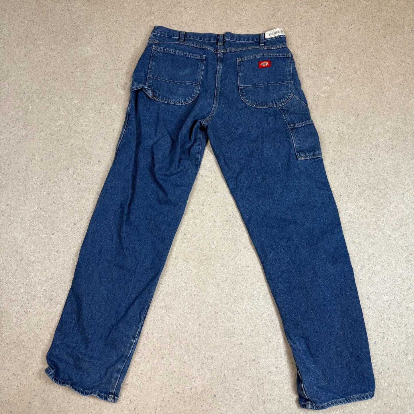 Dickies Jeans 38x30 Dark Blue Denim Baggy Fit