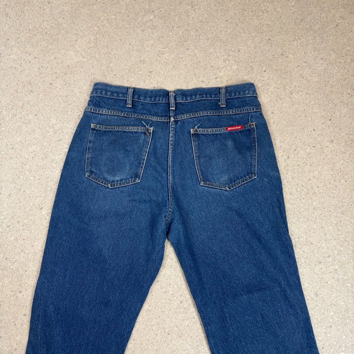 Dickies Jeans 36x30 Dark Denim Blue Workwear