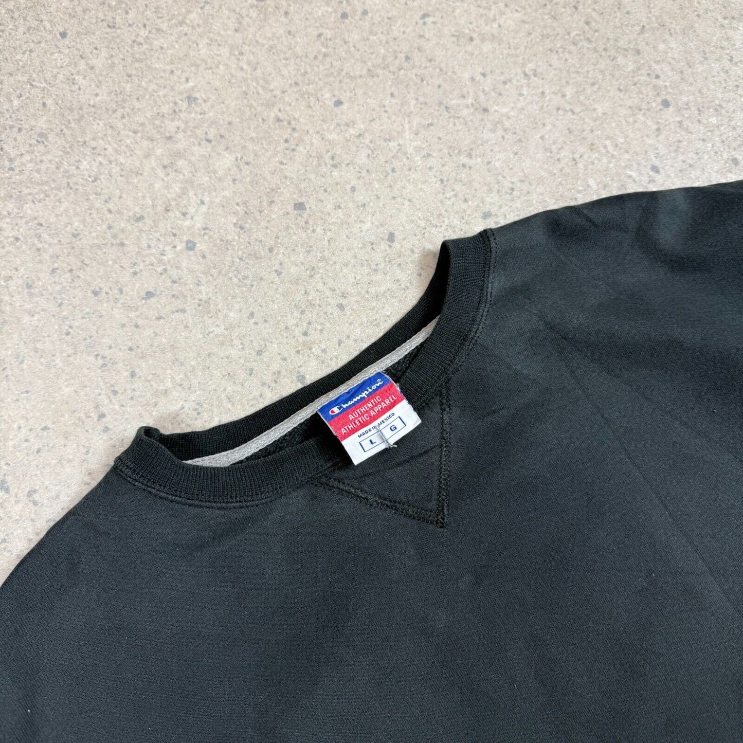 Champion Boxy Sweatshirt Large Black