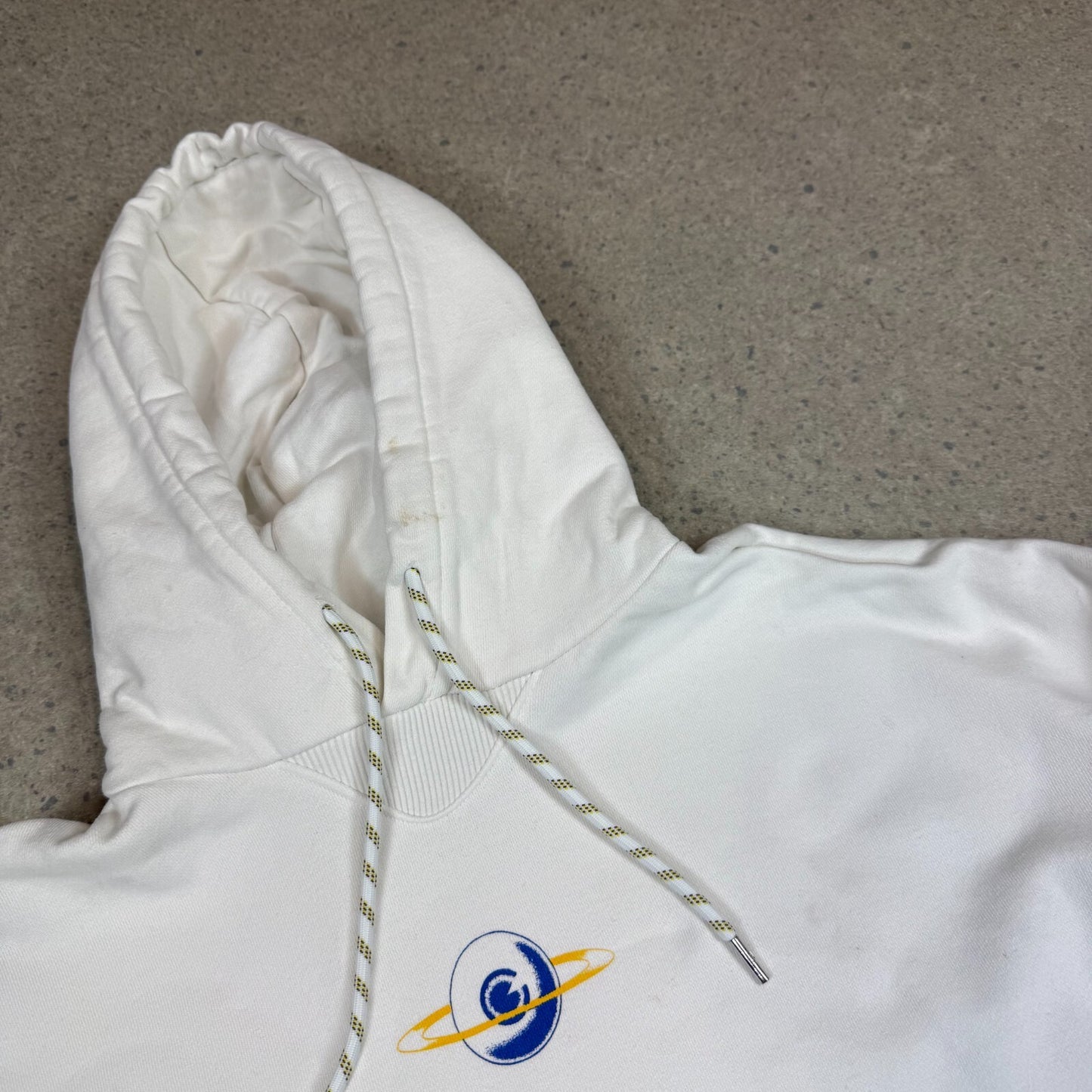 Quicksilver Hoodie XS Cream Colourway Hooded Boxy Fit