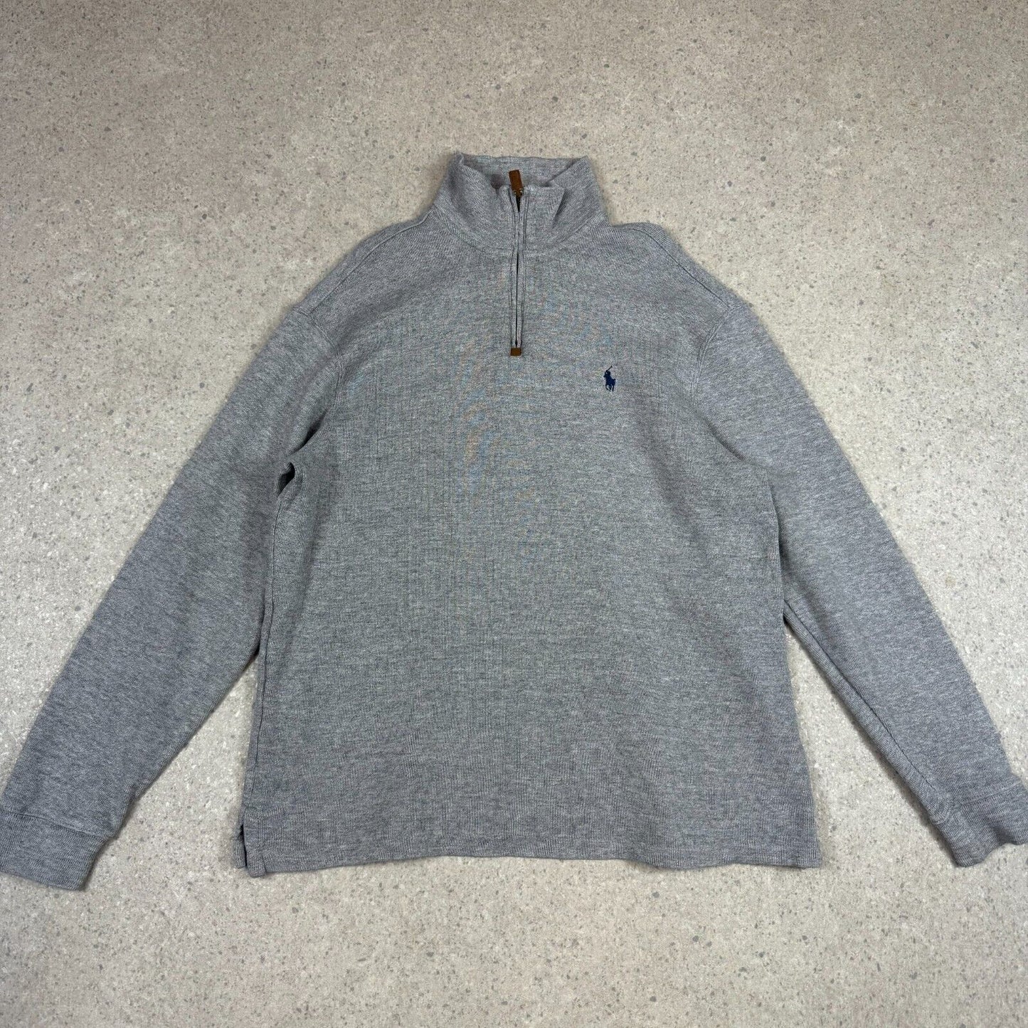 Ralph Lauren 1/4 Zip Jumper Medium Grey