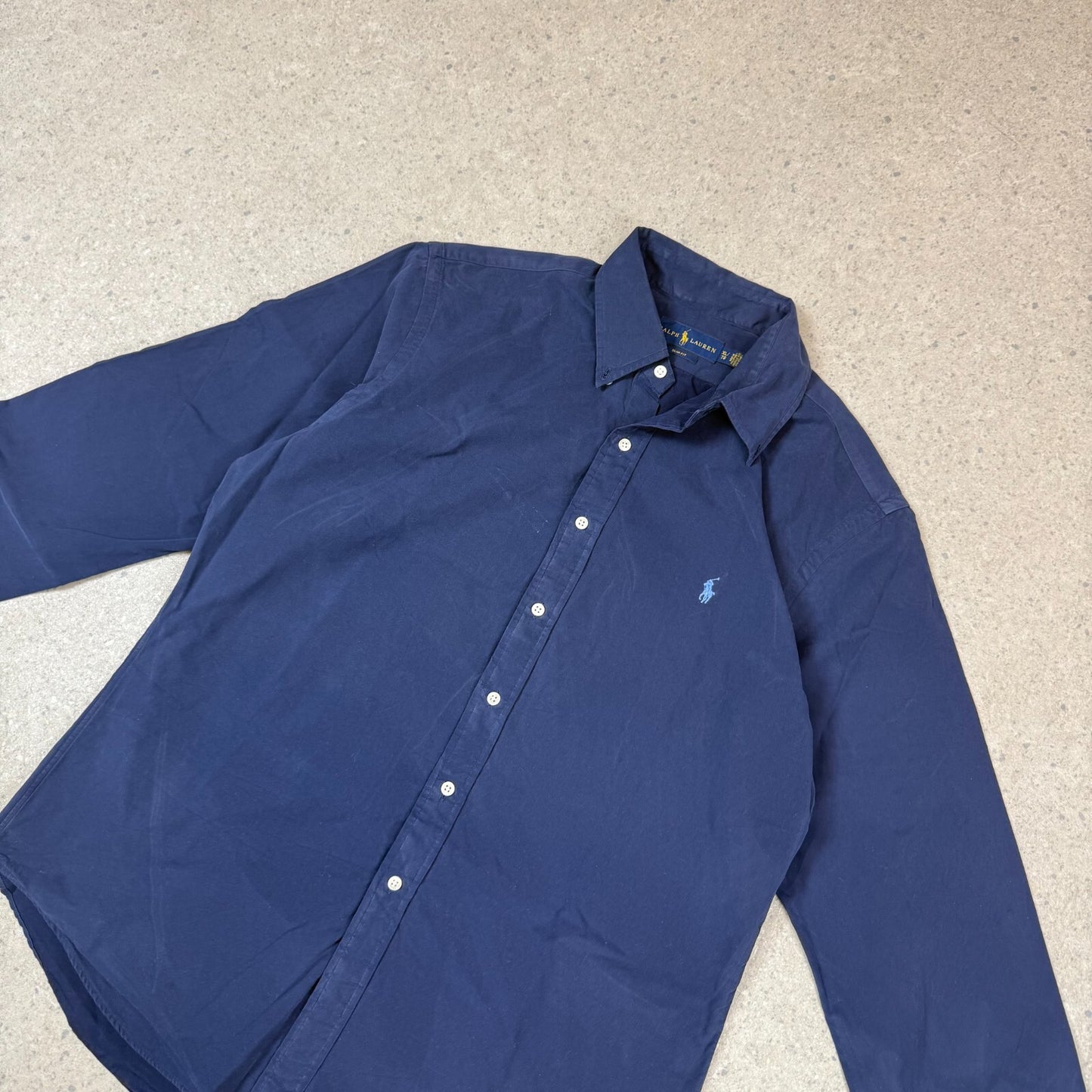 Ralph Lauren Shirt XL Navy Long Sleeve Shirt
