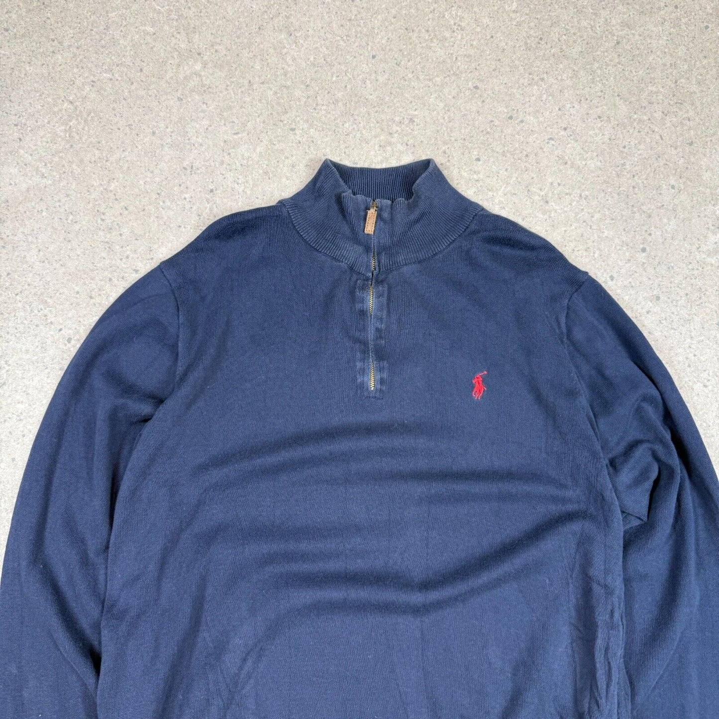 Ralph Lauren 1/4 Zip Jumper XL Navy