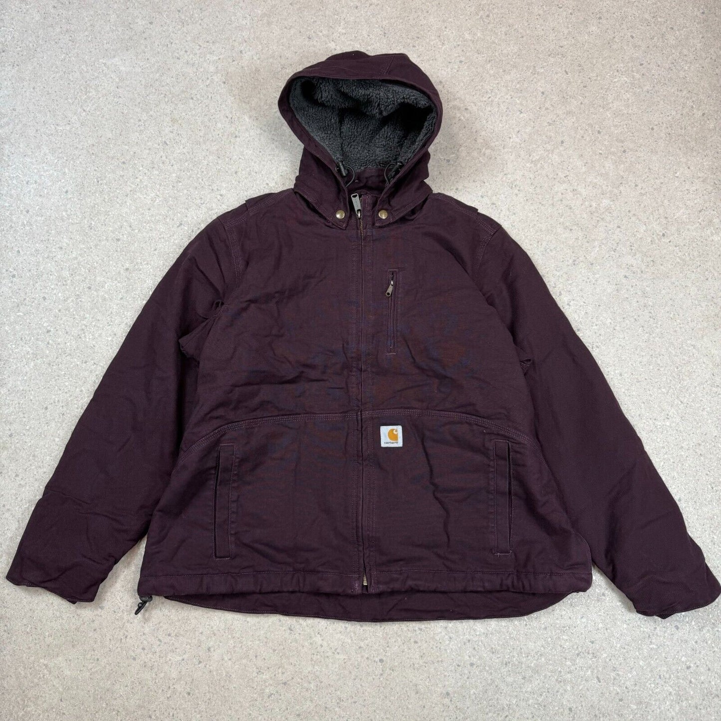 Carhartt Jacket Medium Purple Violet Coloured