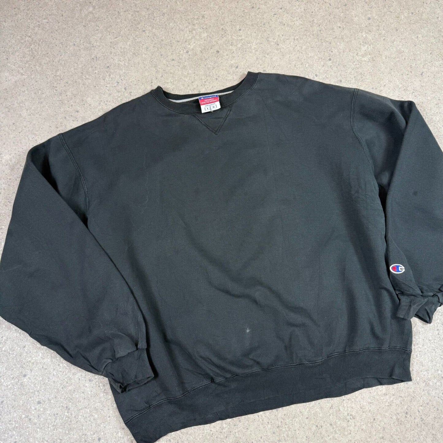 Champion Boxy Sweatshirt Large Black