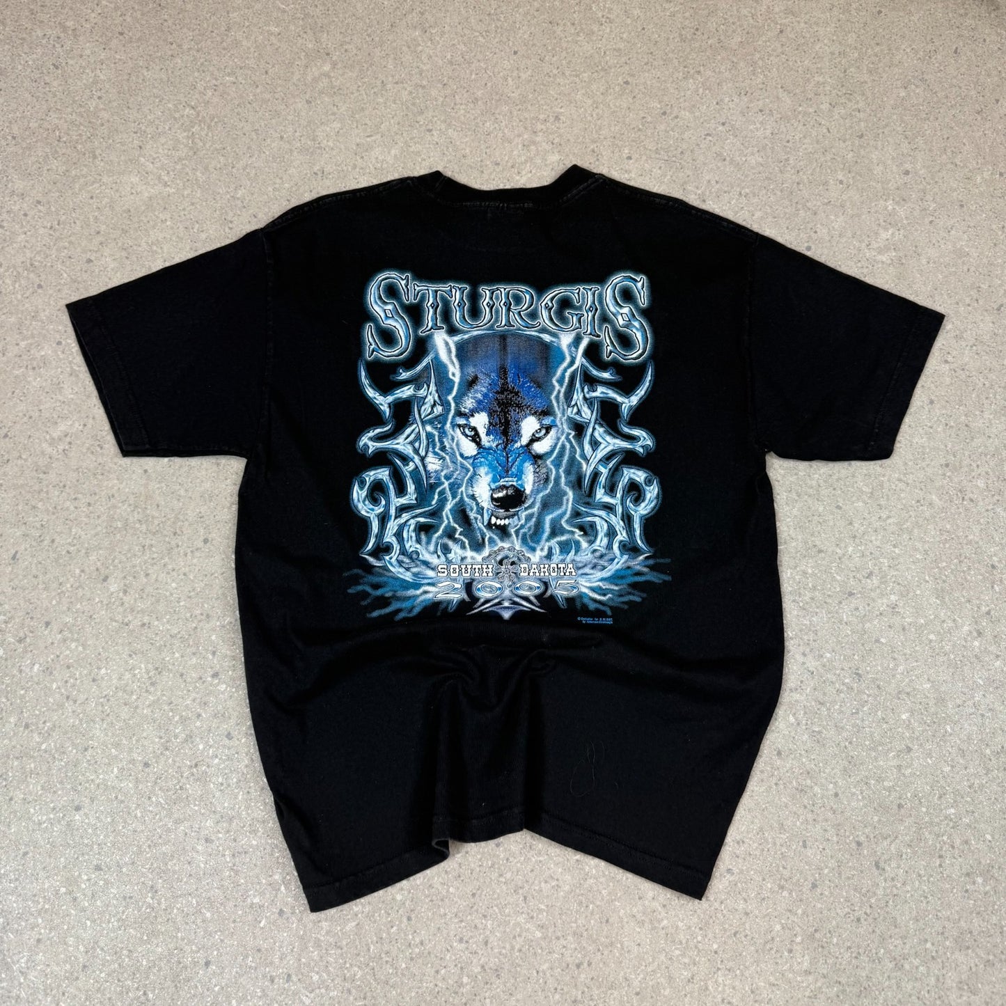 Sturgis Bike Rally T Shirt Large Black 2005 South Dakota