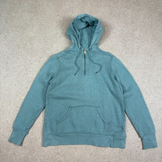 Carhartt 1/4 Zip Hoodie Womens Large Blue