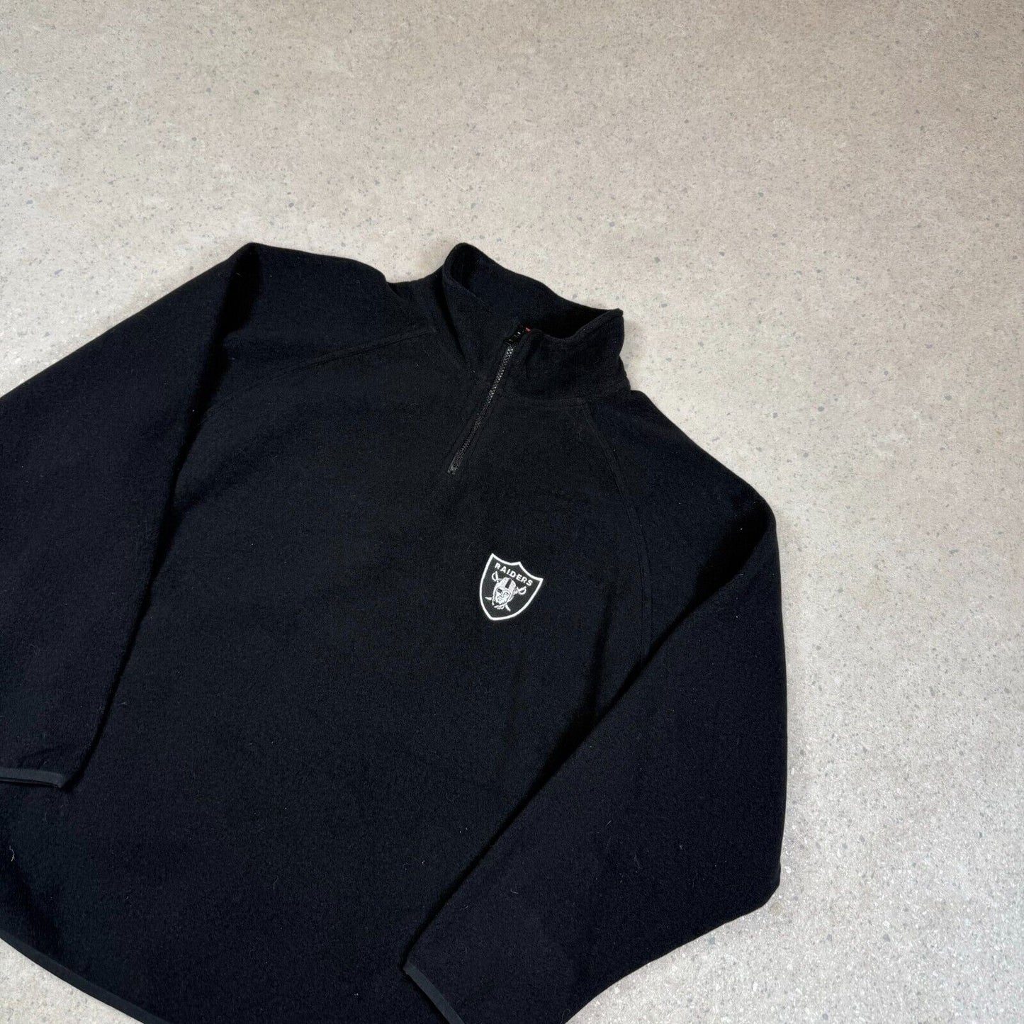Oakland Raiders by Majestic Fleece Pullover Black XL
