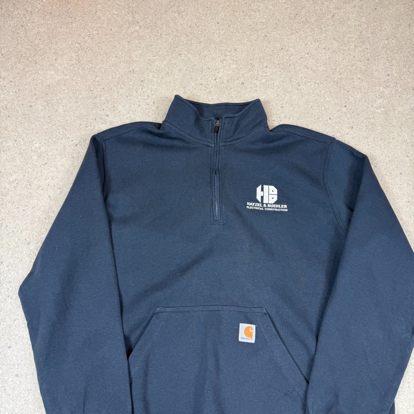 Carhattt 1/4 Zip Jumper XL Navy Colourway Long Sleeve Pocket