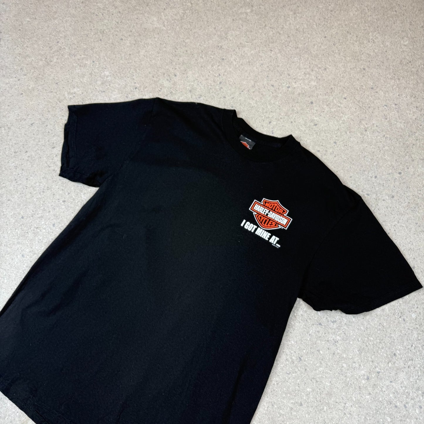 Harley Davidson T Shirt Large Black Colourway Marysville USA