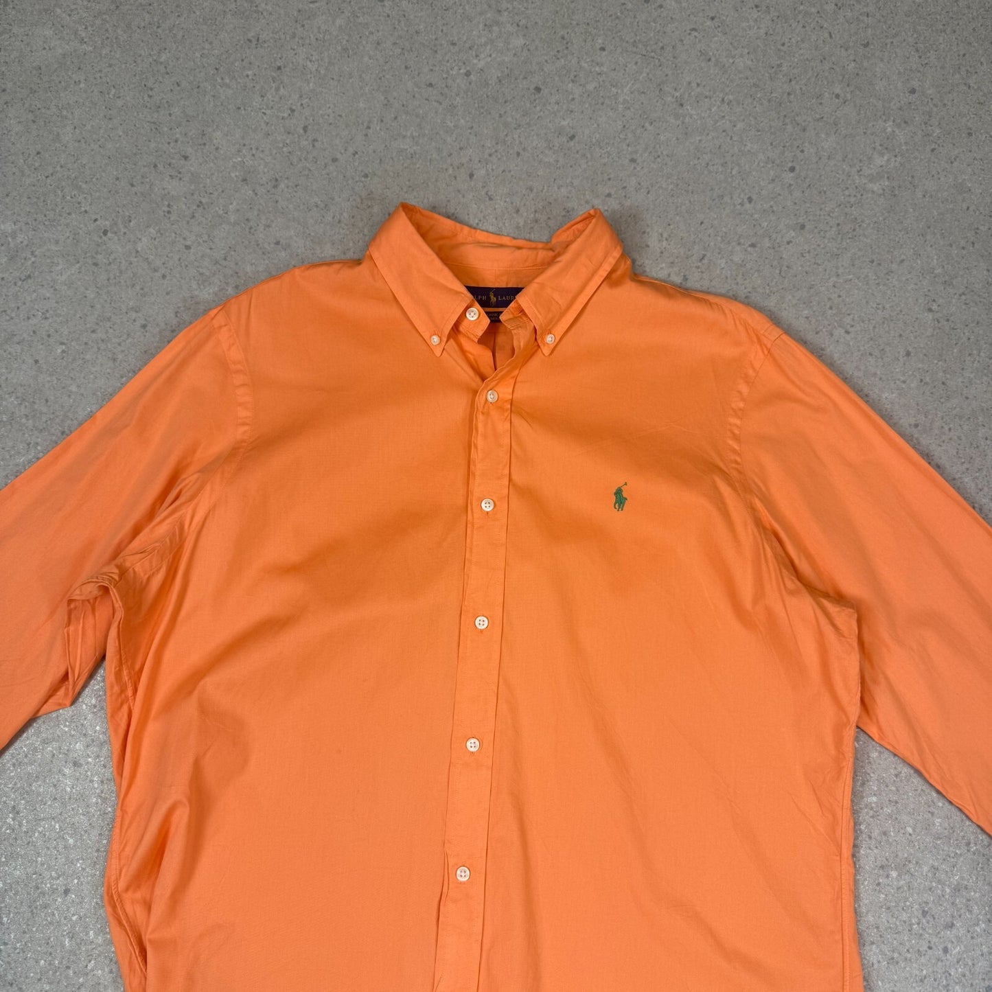 Ralph Lauren Shirt XL Orange Long Sleeve