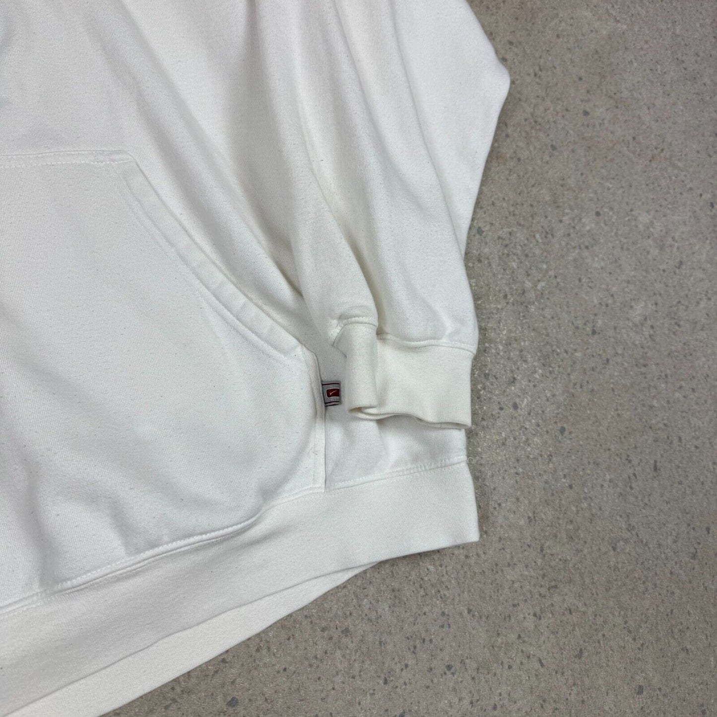 Nike Hoodie XL Y2K Silver Tag Cream Colourway