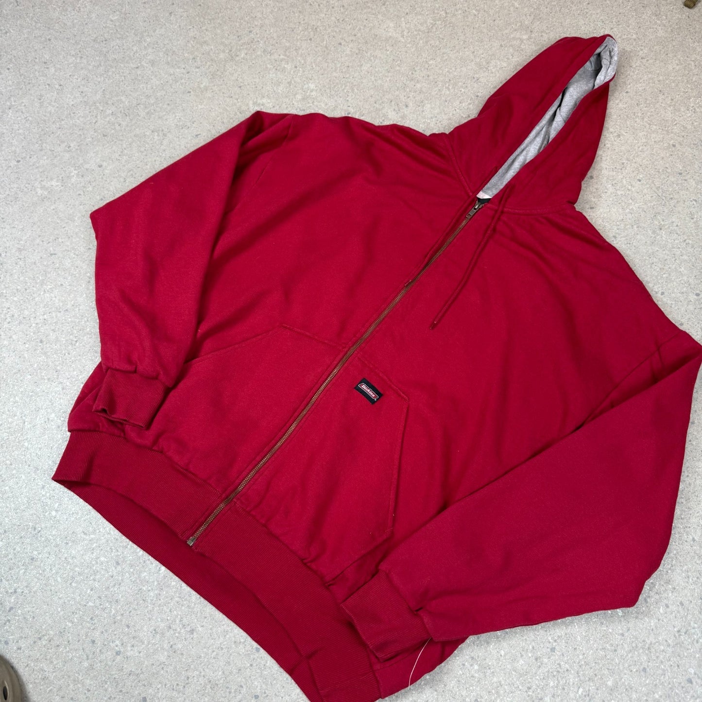 Dickies Hoodie 2XL Red Colourway Zip Up Hooded