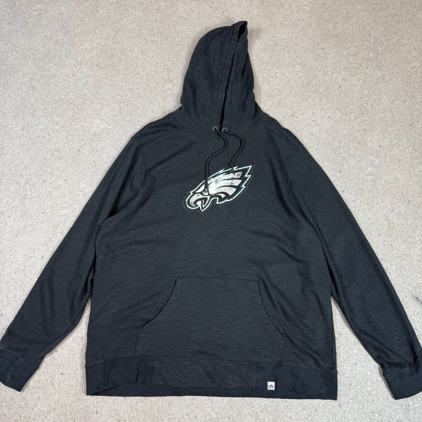 Philadelphia Eagles Hoodie 2XL Grey Majestic