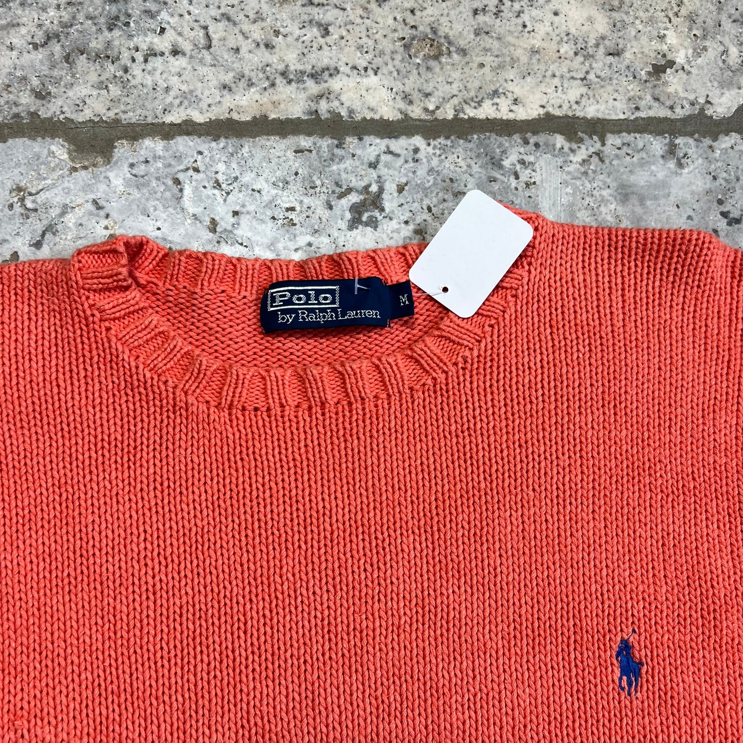 Ralph Lauren orange knit medium -large