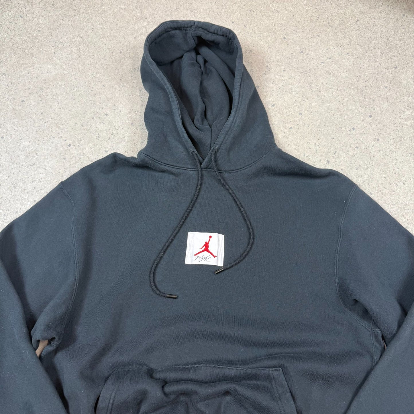 Jordan Hoodie Large Black Colourway Hooded Embroidered Logo