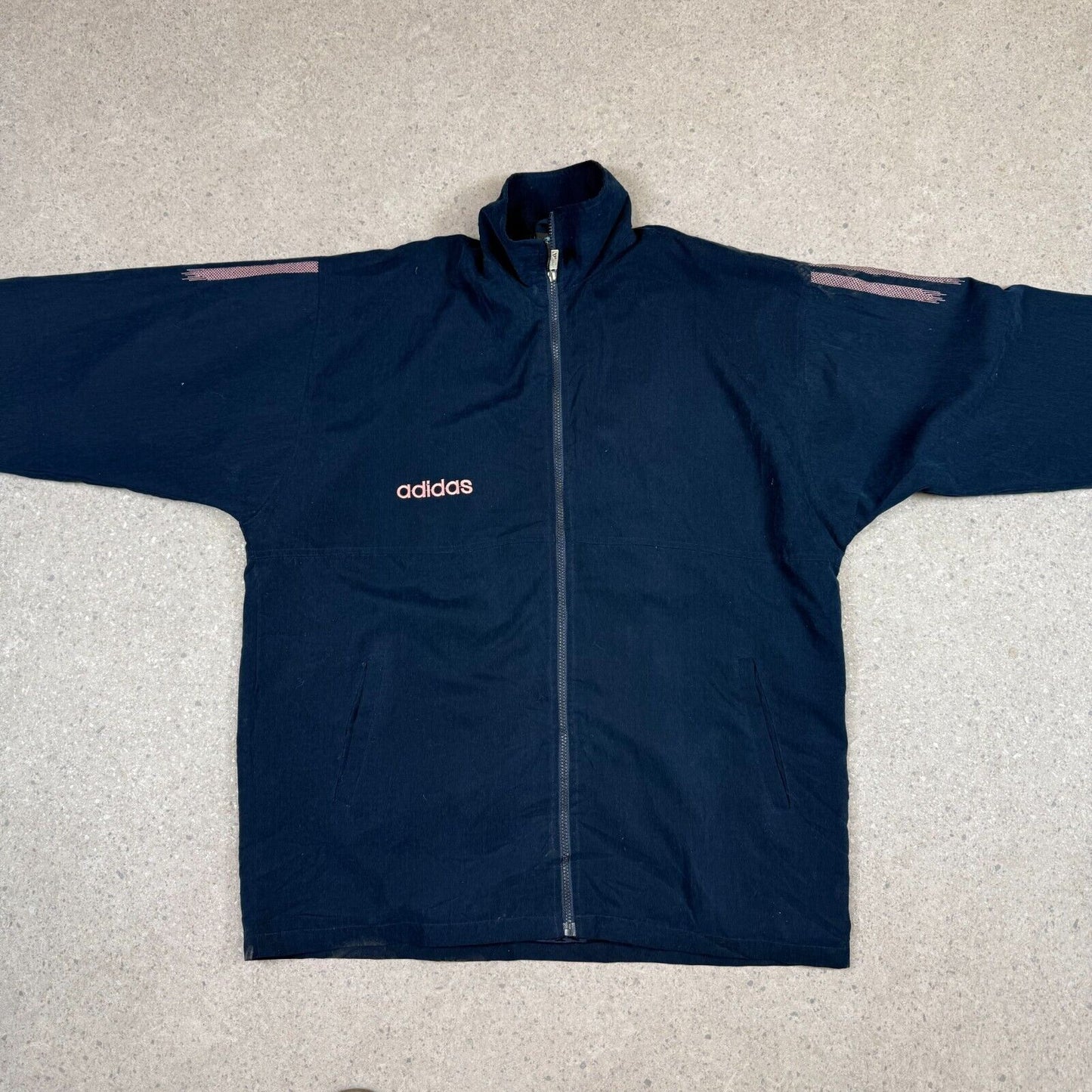Adidas Equipment Windbreaker XXL Navy Zip Up