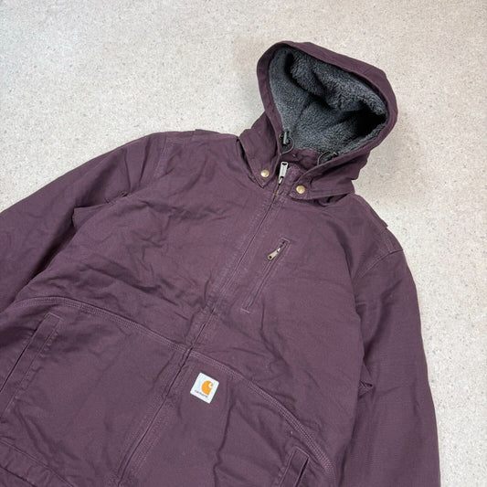 Carhartt Jacket Medium Purple Violet Coloured